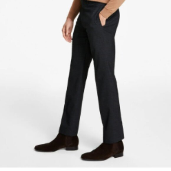 Calvin Klein Men's Slim Fit Performance Dress Pants Charcoal Black 40W x 32L NWT - Picture 3 of 4